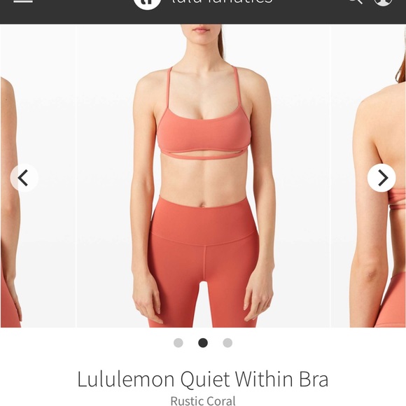 Lululemon quiet within bra - Picture 4 of 5